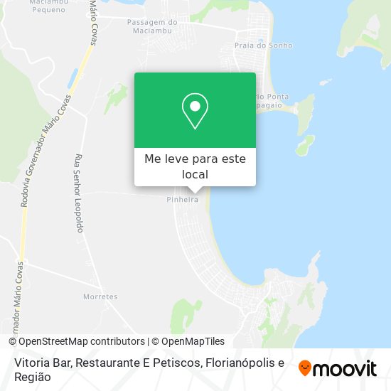 Vitoria Bar, Restaurante E Petiscos mapa