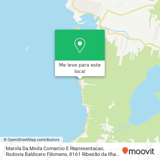 Marola Da Moda Comercio E Representacao, Rodovia Baldicero Filomeno, 8161 Ribeirão da Ilha Florianópolis-SC 88064-002 mapa