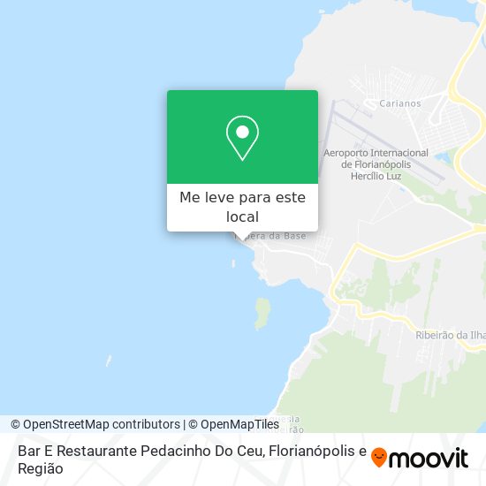 Bar E Restaurante Pedacinho Do Ceu mapa