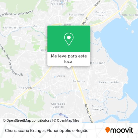 Churrascaria Branger mapa