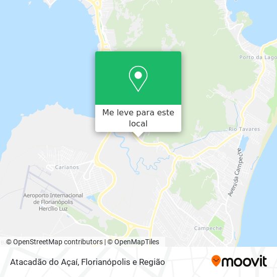 Atacadão do Açaí mapa