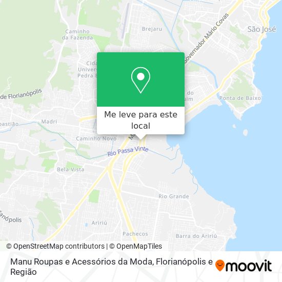 Manu Roupas e Acessórios da Moda mapa