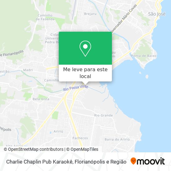 Charlie Chaplin Pub Karaokê mapa