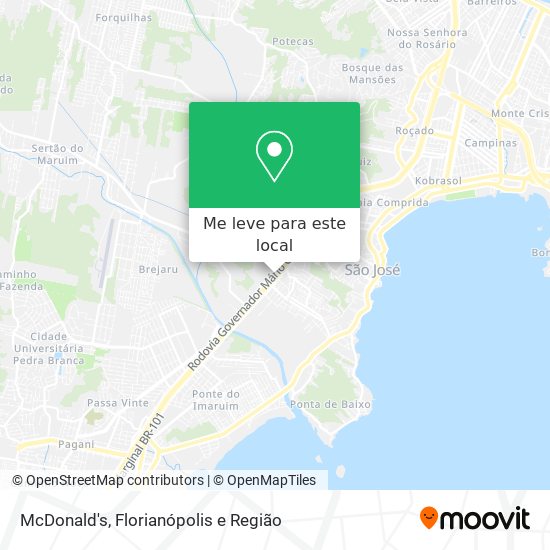 McDonald's mapa