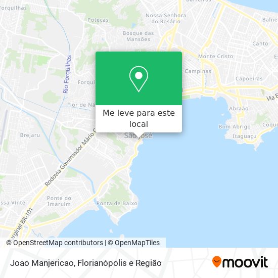 Joao Manjericao mapa