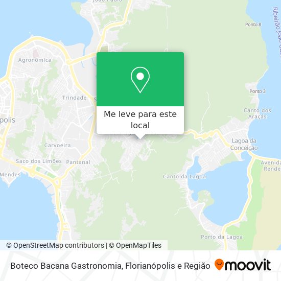 Boteco Bacana Gastronomia mapa