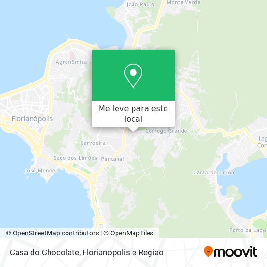 Casa do Chocolate mapa