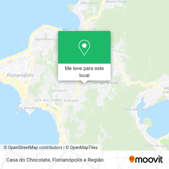 Casa do Chocolate mapa