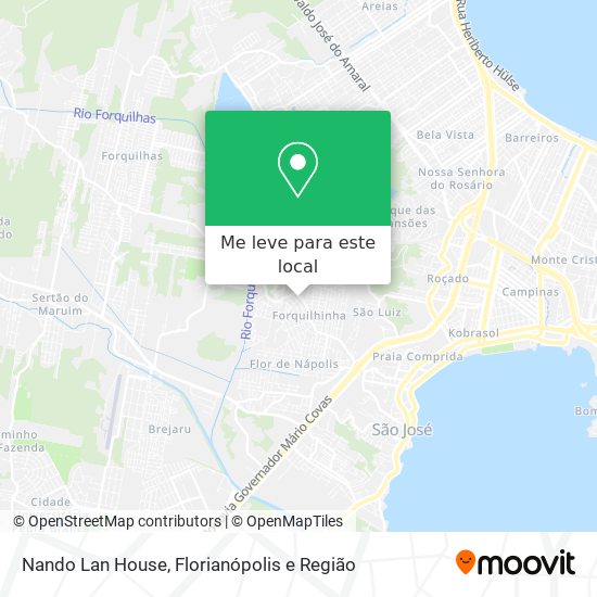 Nando Lan House mapa