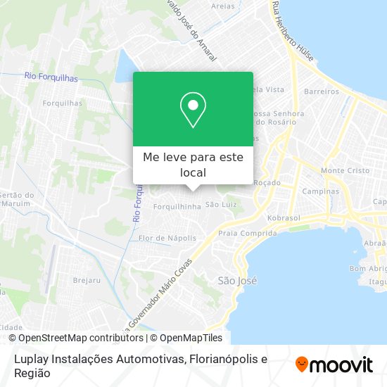 Luplay Instalações Automotivas mapa