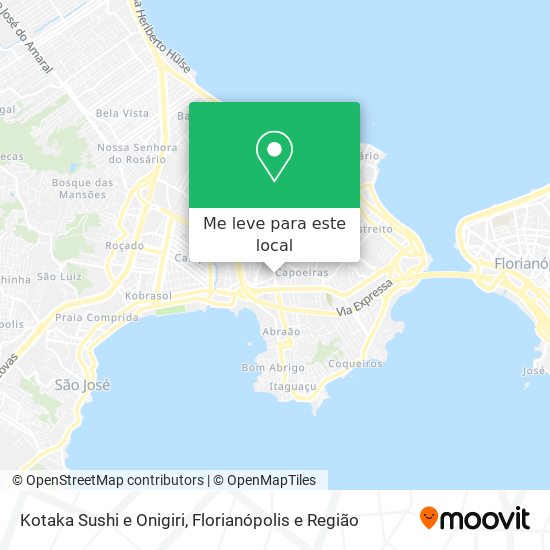 Kotaka Sushi e Onigiri mapa