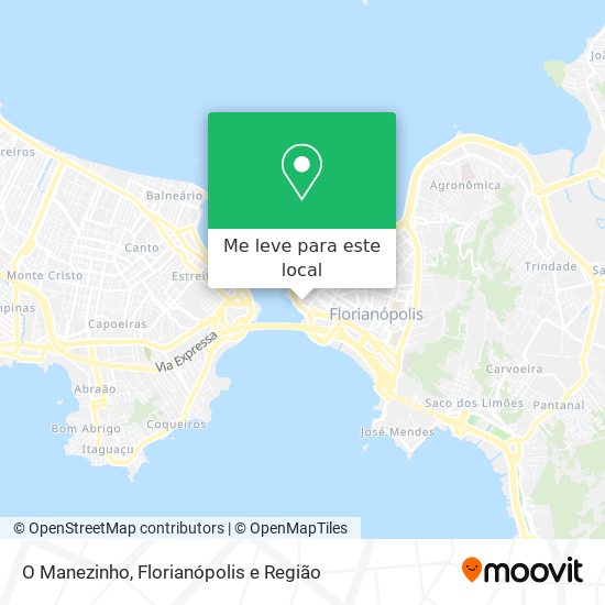 O Manezinho mapa