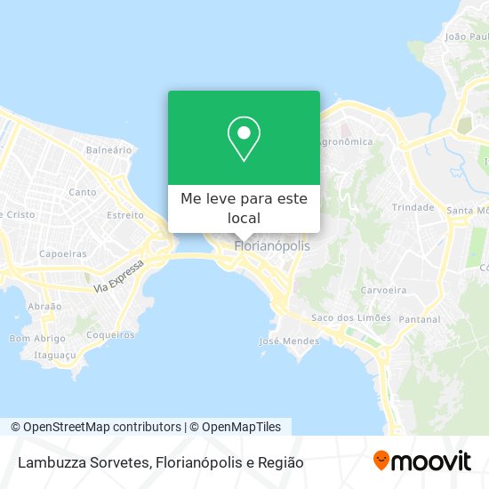 Lambuzza Sorvetes mapa