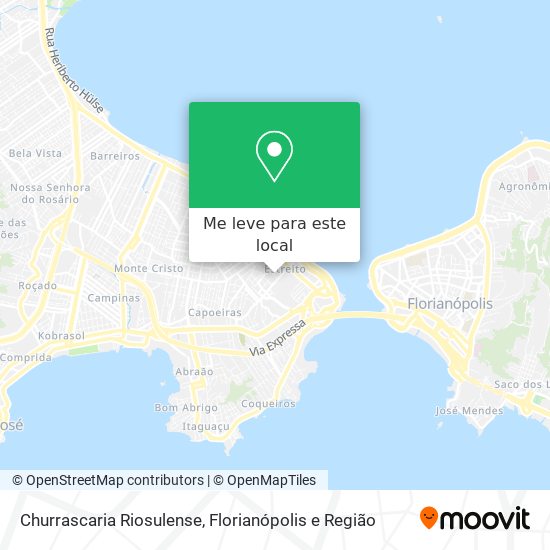 Churrascaria Riosulense mapa