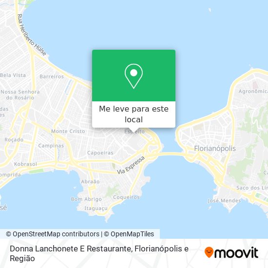 Donna Lanchonete E Restaurante mapa