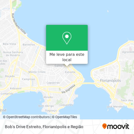 Bob's Drive Estreito mapa
