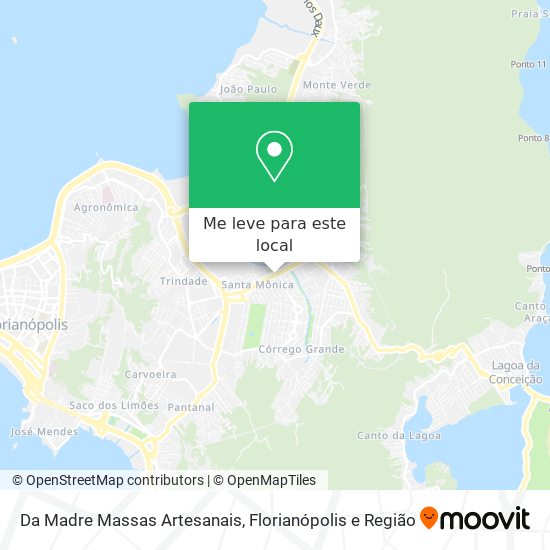 Da Madre Massas Artesanais mapa