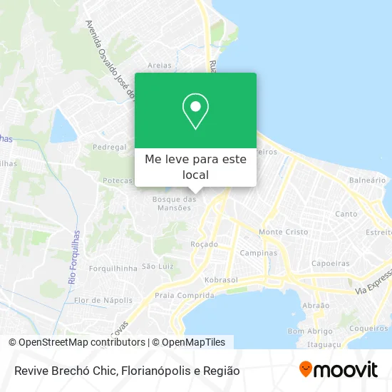 Revive Brechó Chic mapa