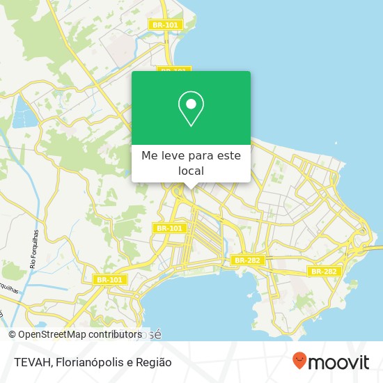 TEVAH, Campinas São José-SC 88117-200 mapa