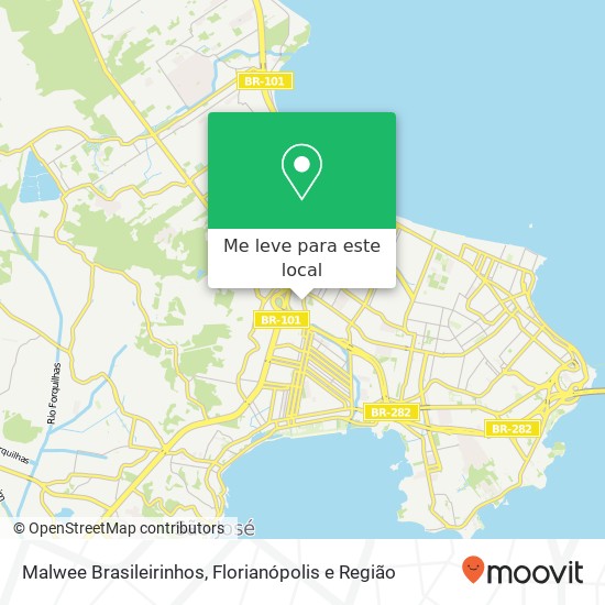 Malwee Brasileirinhos, Campinas São José-SC 88117-200 mapa