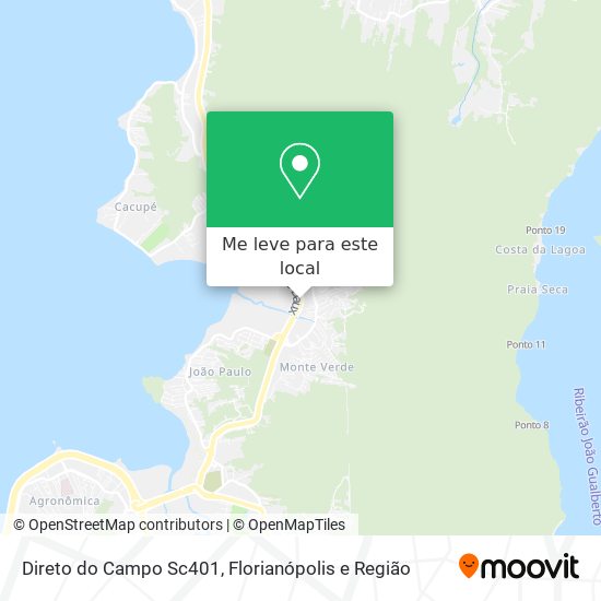 Direto do Campo Sc401 mapa