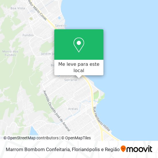 Marrom Bombom Confeitaria mapa