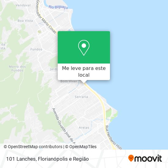 101 Lanches mapa