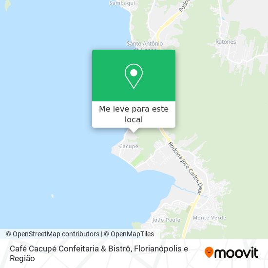 Café Cacupé Confeitaria & Bistrô mapa