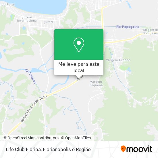 Life Club Floripa mapa
