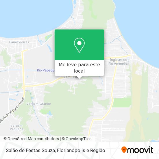 Salão de Festas Souza mapa