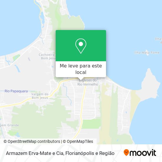 Armazem Erva-Mate e Cia mapa