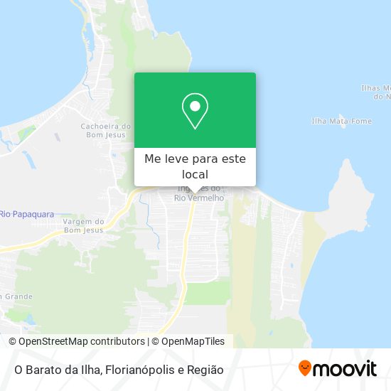 O Barato da Ilha mapa