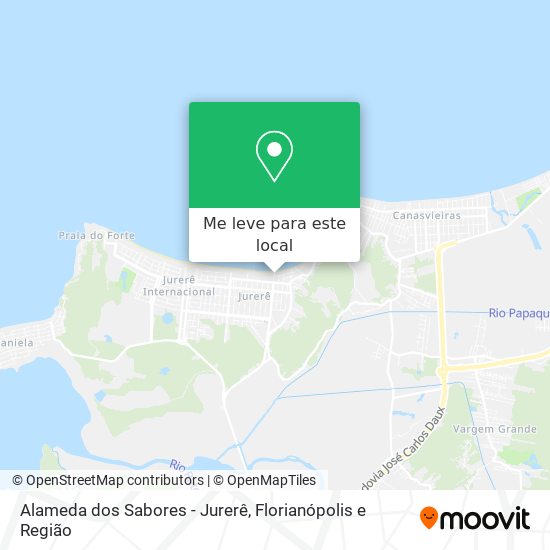 Alameda dos Sabores - Jurerê mapa