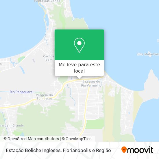 Estação Boliche Ingleses mapa