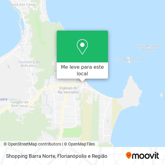 Shopping Barra Norte mapa