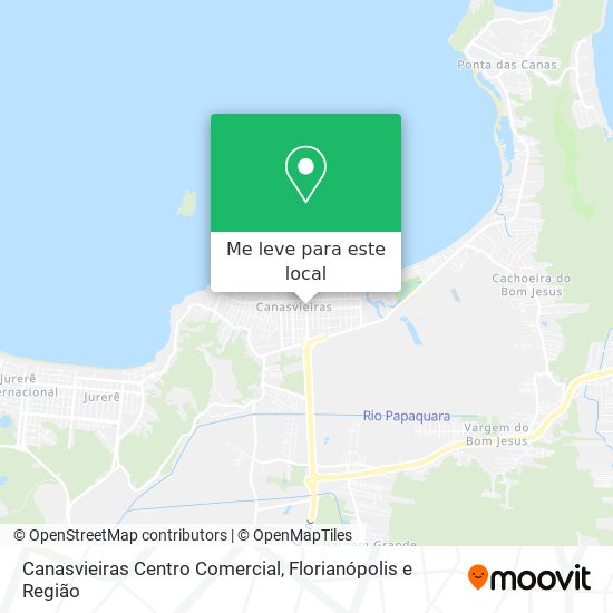 Canasvieiras Centro Comercial mapa