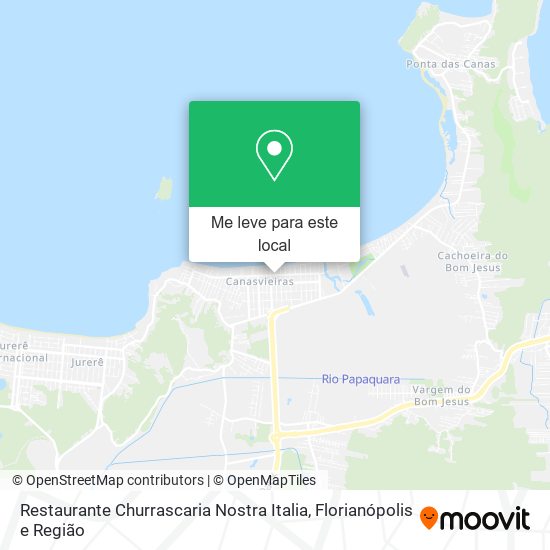 Restaurante Churrascaria Nostra Italia mapa