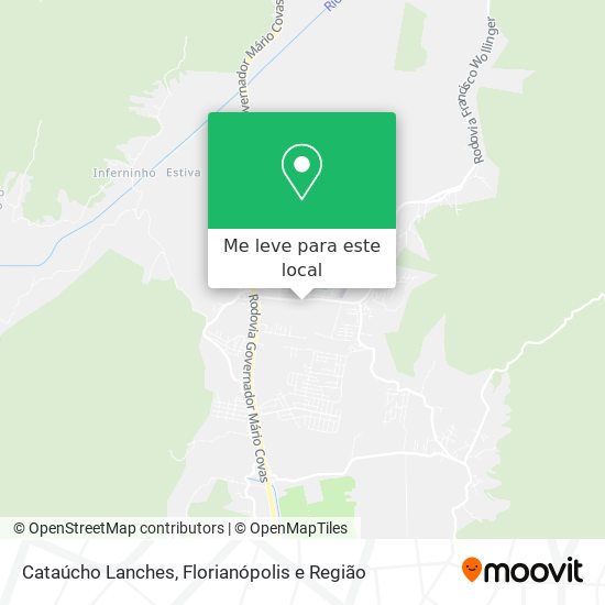 Cataúcho Lanches mapa