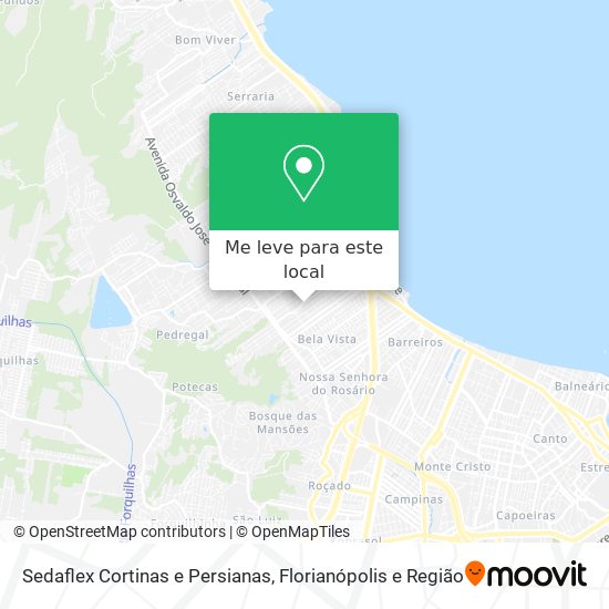 Sedaflex Cortinas e Persianas mapa