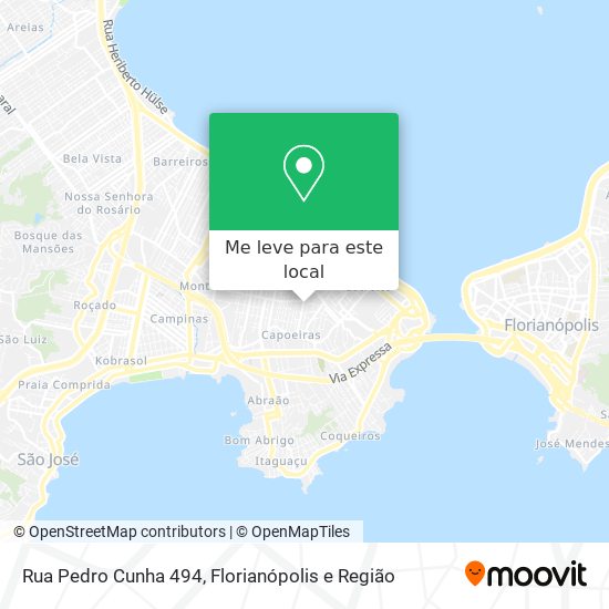 Rua Pedro Cunha 494 mapa
