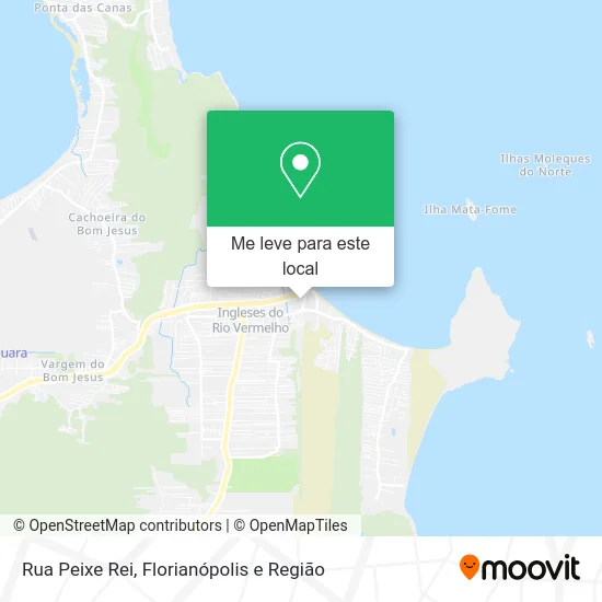 Rua Peixe Rei mapa