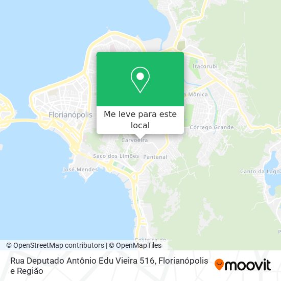 Rua Deputado Antônio Edu Vieira 516 mapa