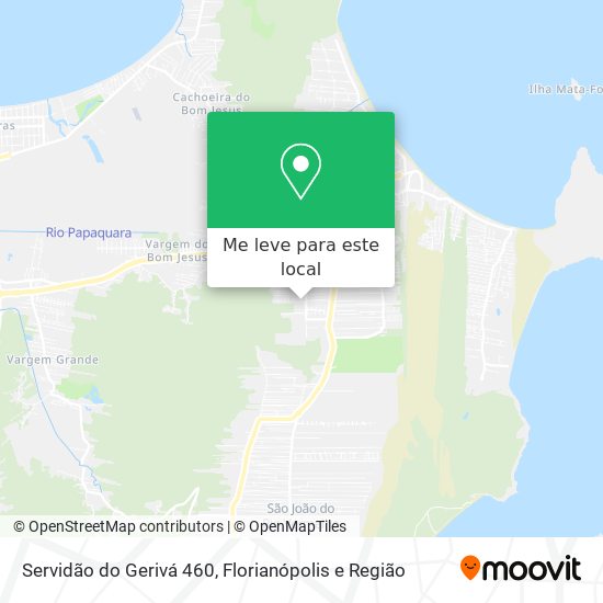 Servidão do Gerivá 460 mapa