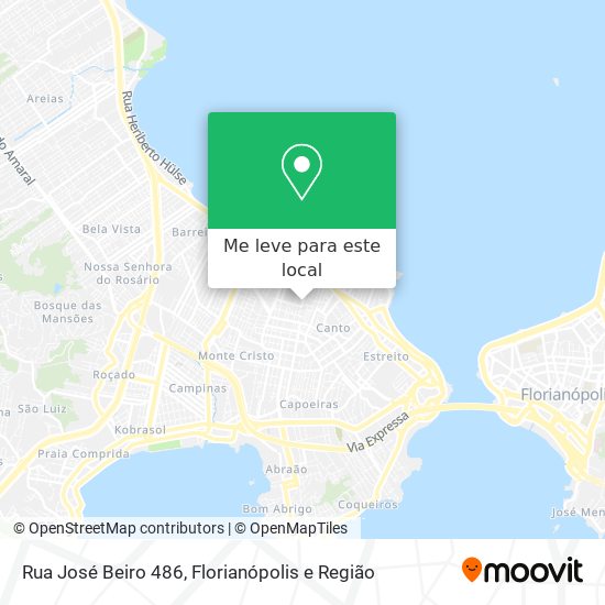 Rua José Beiro 486 mapa