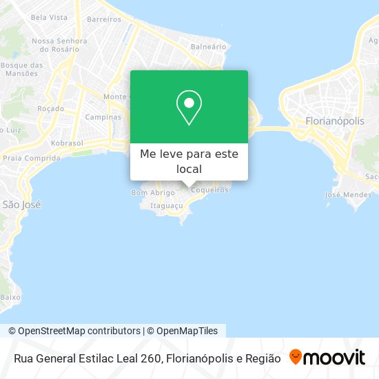 Rua General Estilac Leal 260 mapa
