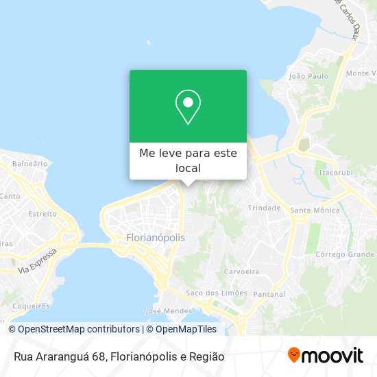 Rua Araranguá 68 mapa