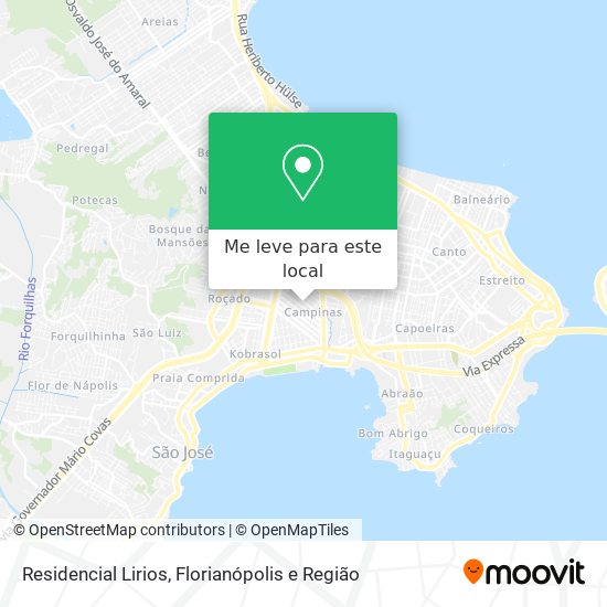Residencial Lirios mapa