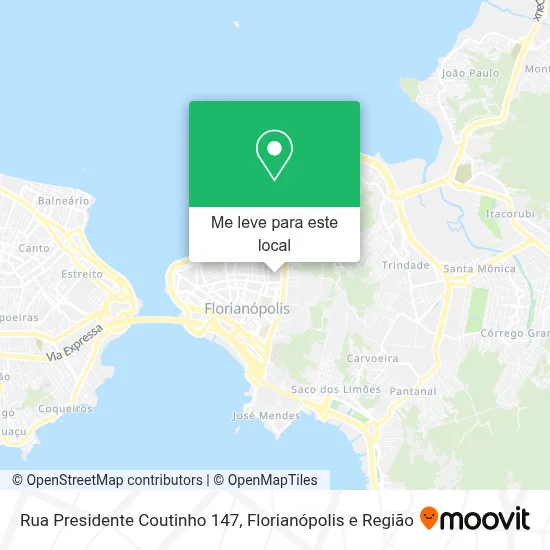 Rua Presidente Coutinho 147 mapa