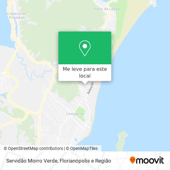 Servidão Morro Verde mapa