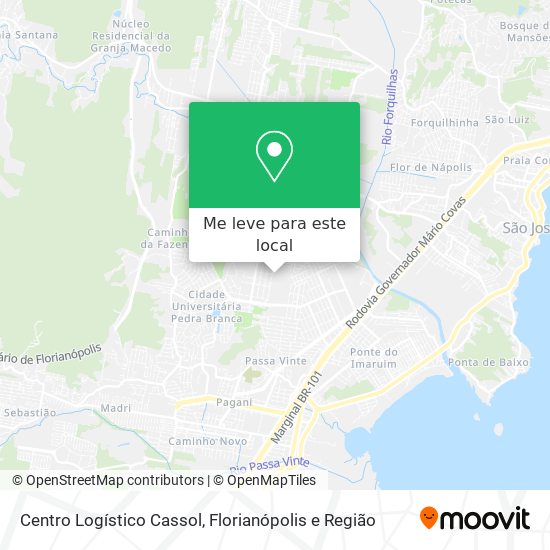 Centro Logístico Cassol mapa